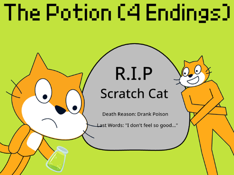 Scratch Cat Drinks a Potion once again