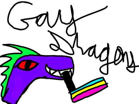 Gay dragons cause why not