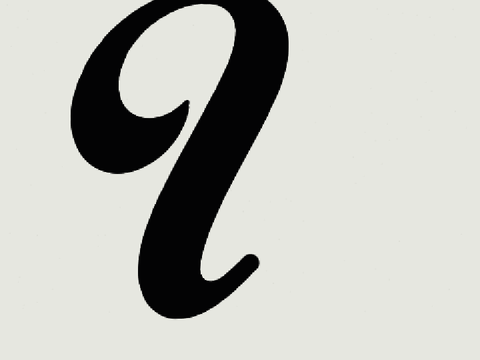 V Logo animation