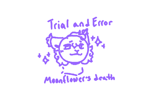" Trial & Error. " Moonflowerdawn's death roleplay