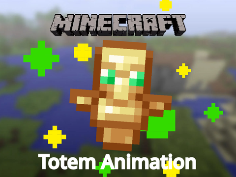 Paper minecraft totem animation mini mod