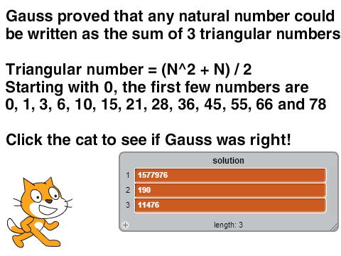 Gauss And Triangular Numbers (Project #14)