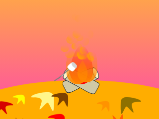 Peaceful Campfire (Customizable Parallax)