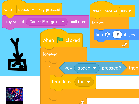 how to use a broadcasting blocks