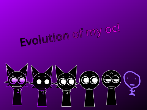 Evolution of my character / oc