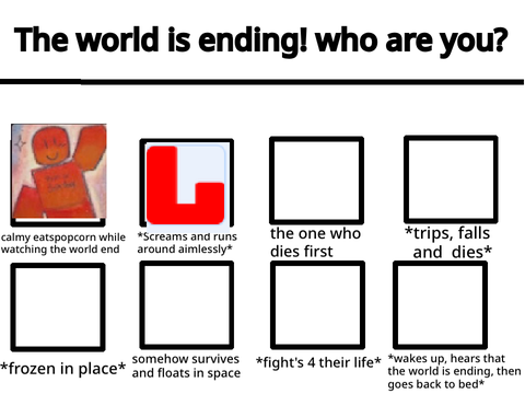 The world is ending! Who are you? remix