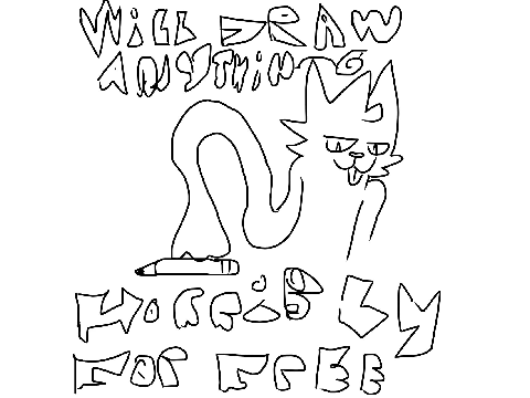 Will Draw Anything For Free (For A Game)