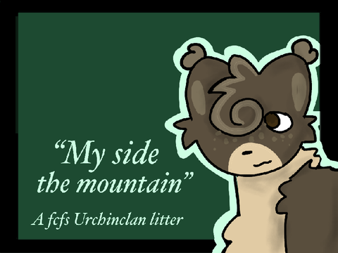 ❝ My Side Of The Mountain ❞ - A Fcfs Urchinclan litter