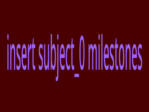 Subject_0 milestone chase theme