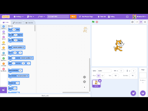 Scratch Editor: Widescreen Format