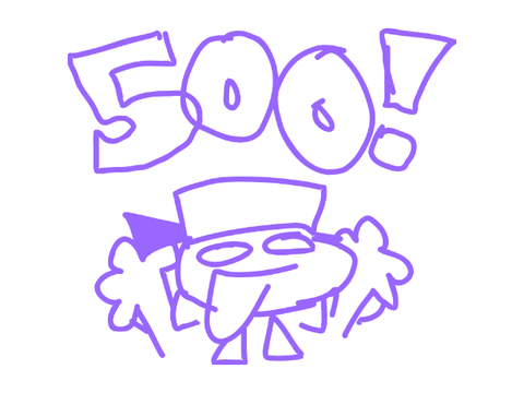 500 FOLLOWERS!