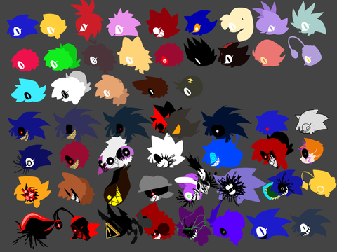 Icons for most of the survivors and killers 