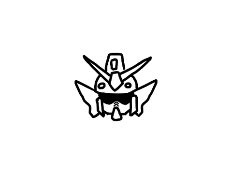 手書きでウイングガンダム