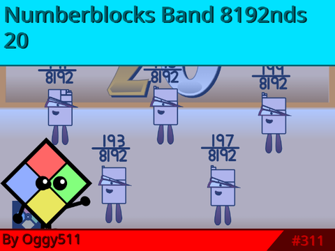 Numberblocks Band 8192nds 20