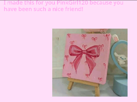 Painting for PinkGirl120