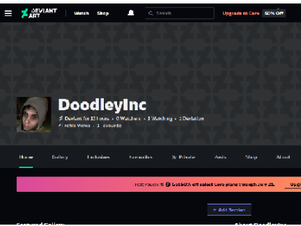 i have deviant art account now!