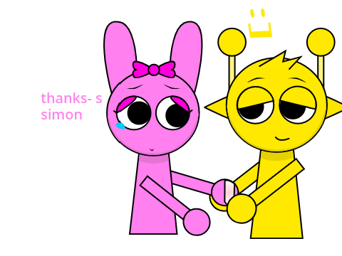 Simon healed pinkis hand :)