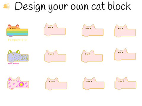 Design your own cat block remix remix