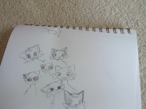 Trying new eyes