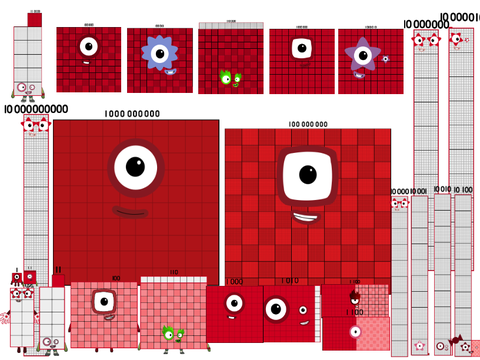 Numberblocks band Tens