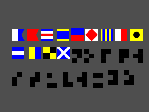 ship flags band
