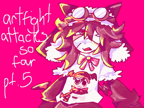 Artfight attacks so far - pt.5