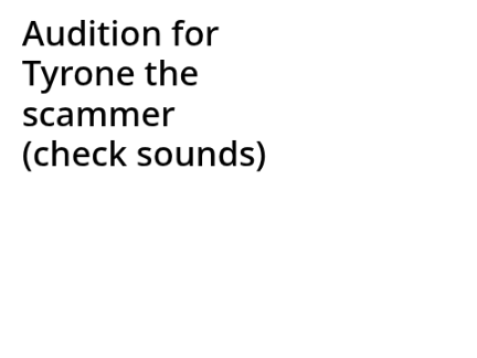 audition