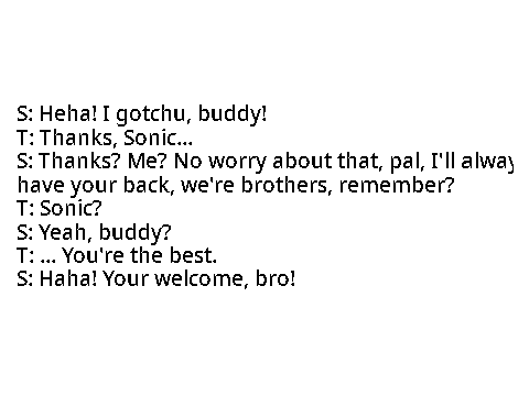 Tails LMS (Final Patrol) End conversation