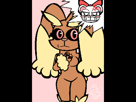 Lopunny ate Rinny's cookie! 