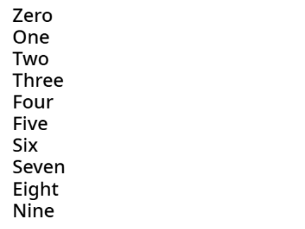 List of untaken aperial names 0-300