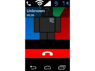 OofUI 4.4.4 Incoming call
