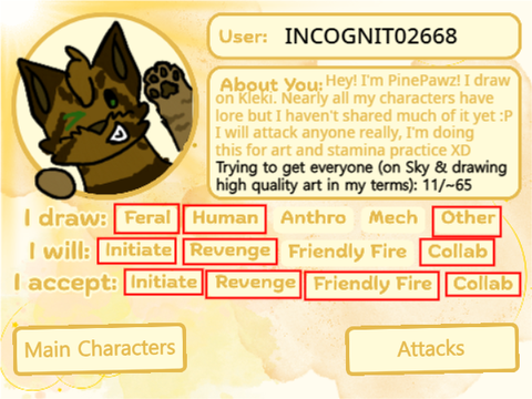 PinePawz's Artist Portfolio