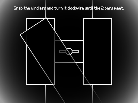 splint or tourniquet minigame inspired by casualties: unknown