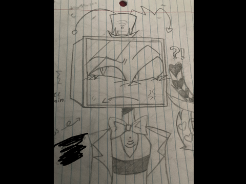 Staticmoth drawing // Hazbin 