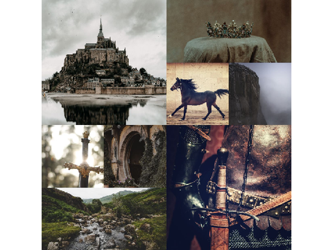 Moodboard for the design