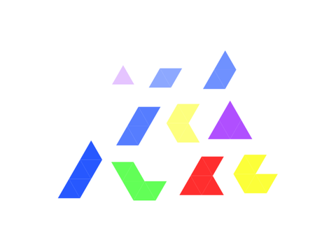 Triangles to pentiamonds