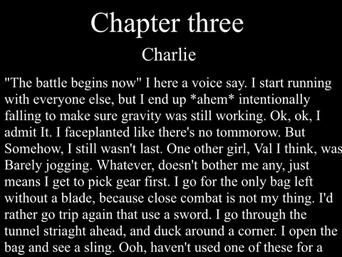 Chapter 3, Charlie only
