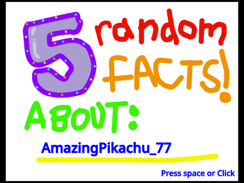 5 Random Facts About Me