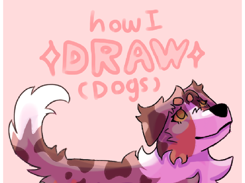 How I draw dogs :3