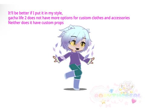 I’ve made my humanized Ghazt but this is in gacha
