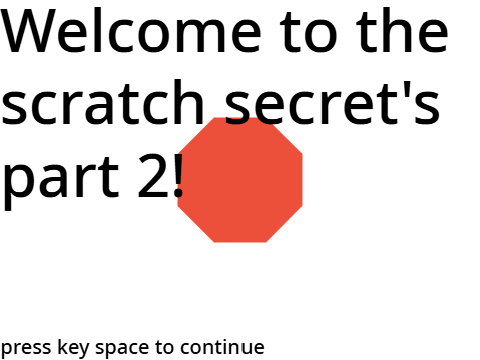Scratch secret's Part 2 (stop sensor)