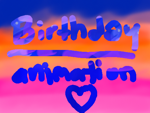 Birthday animation