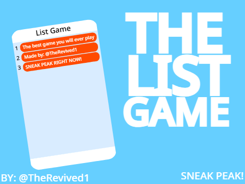 The [LIST] Game