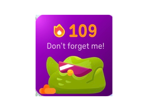 Duolingo loves me when I’m sick