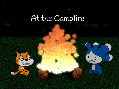 At the campfire