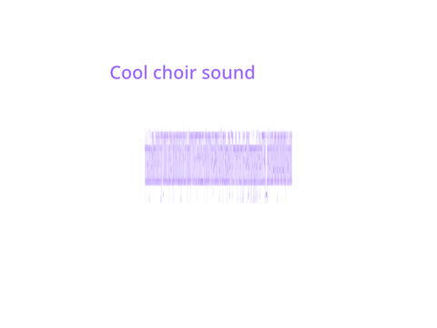 Cool choir sound
