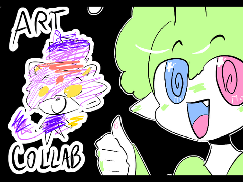 ART COLLAB!! @rikomii and @SorbetMew7