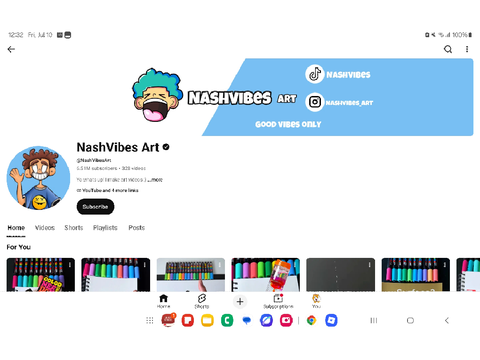 This user watched NashVibes Art remix