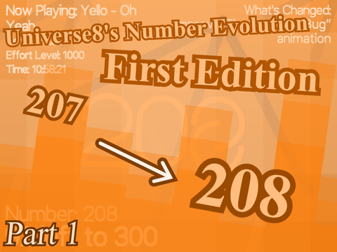 Uɴɪᴠᴇʀsᴇ8's Nᴜᴍʙᴇʀ Eᴠᴏʟᴜᴛɪᴏɴ FE (Fɪʀsᴛ Eᴅɪᴛɪᴏɴ) Pᴀʀᴛ 1 | 207 → 208