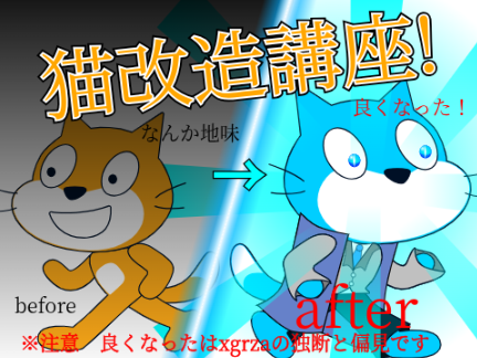 xgrza流 猫改造講座！